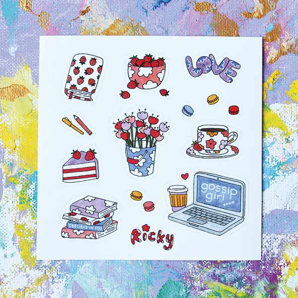 Набор наклеек julianamcqway